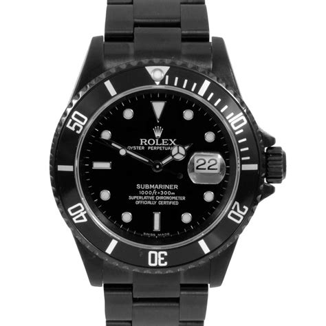 Rolex submariner black case